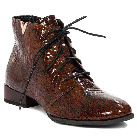 Maciejka 5743C-02/00-7 Women's Brown Leather Boots