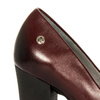 Maciejka Leather Platform Pumps Burgundy 02629-23-00-1
