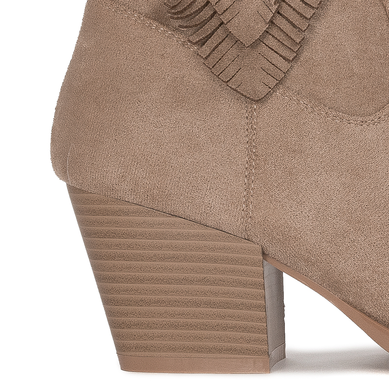 S.Barski Women's beige insulated boots