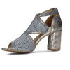 Maciejka 06555-06/00-5 Blue + Gold Sandals
