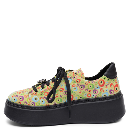 Maciejka Leather Platform Low Top Sneakers Multicolour 6191W-20/00-8