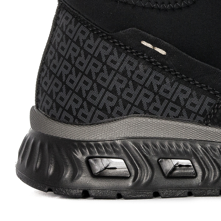 Rieker platform black Boots