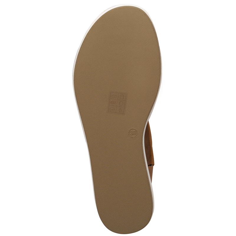Inuovo Women's Leather Platform Sandals Brown