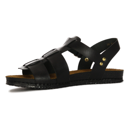 Maciejka Women's Leather Sandals Black