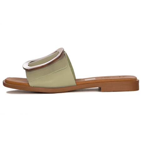 Maciejka Green Women's Slides