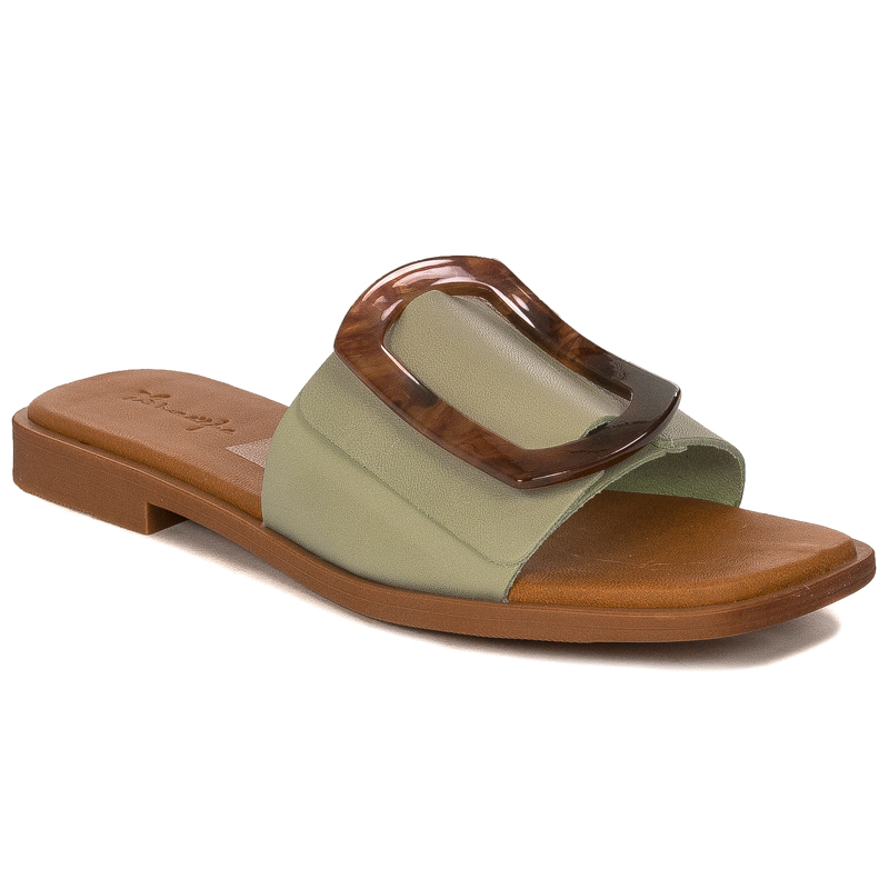 Maciejka Green Women's Slides
