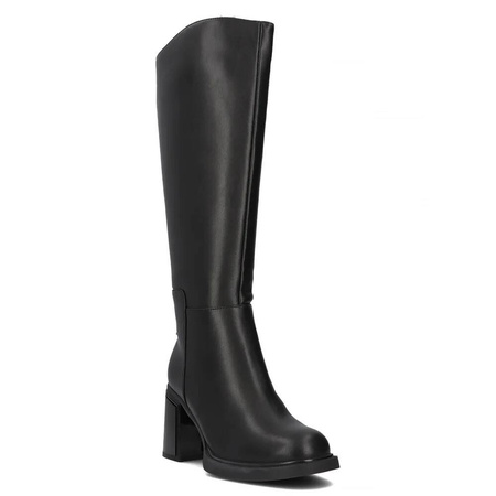 Filippo Women's black leather boots