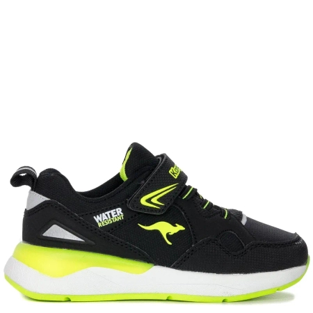 Kangaroos 18755-5062 Jet Black/Neon Yellow Sneakers