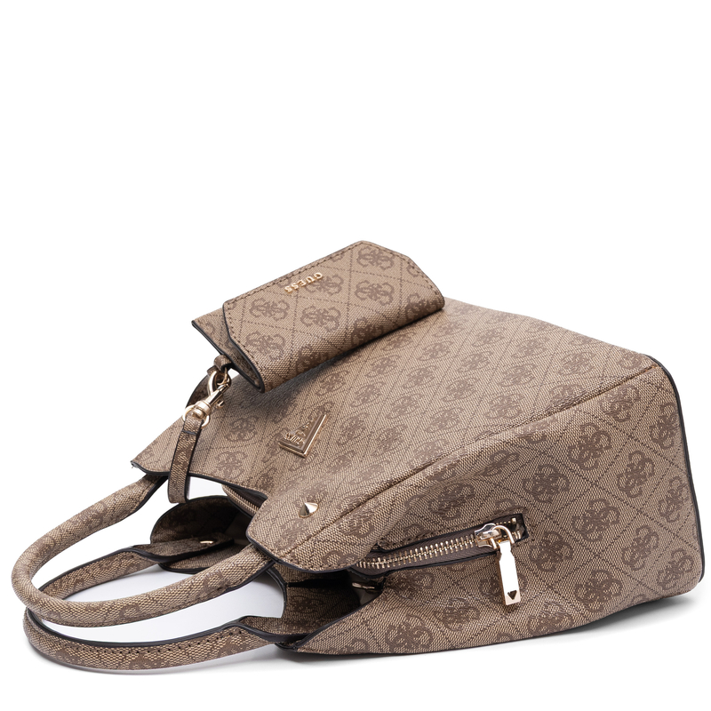 Guess Torebka Damska Do Ręki I Na Ramię Elegancka Beżowy SG248422-LATTE LOGO