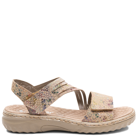 Rieker Women's Velcro Sandals Colorful