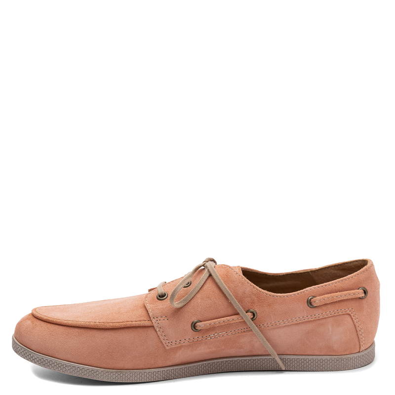 Maciejka Skórzane Półbuty Typu Boat Shoes Pomarańczowe 07799-33/00-1