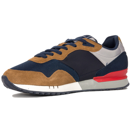 Pepe Jeans Sneakersy buty męskie London One Basic M Cognac
