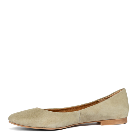 Maciejka Minimalist Ballet Flats Suede Celadon 4100W-03/00-8