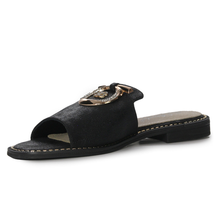 S.Barski Women's Slides Black
