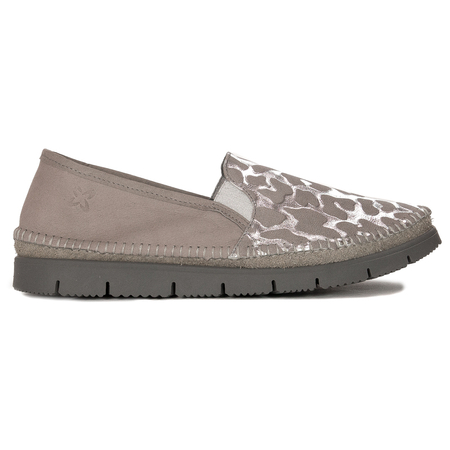 Maciejka Beige + Silver Low Shoes
