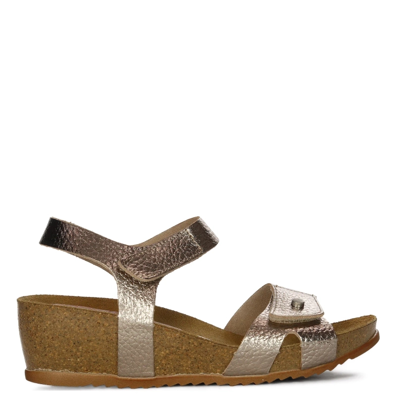 Maciejka Women's Leather Sandals Gold