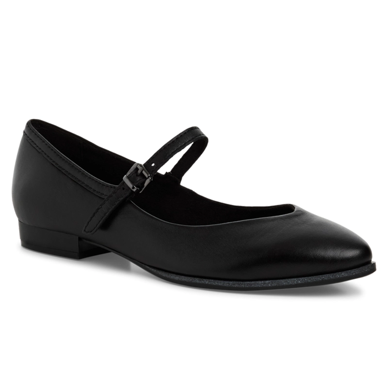 Marco Tozzi Women's Leather Ballerinas Black