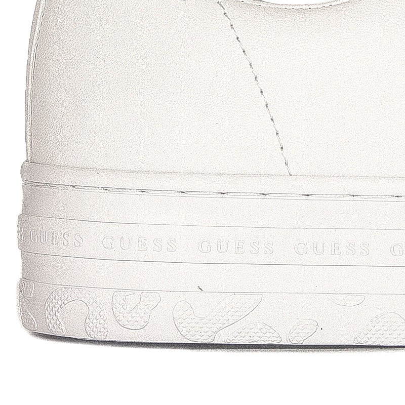 Guess women's shoes with the LULLU platform white