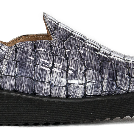 Maciejka Women's leather shoes Grey