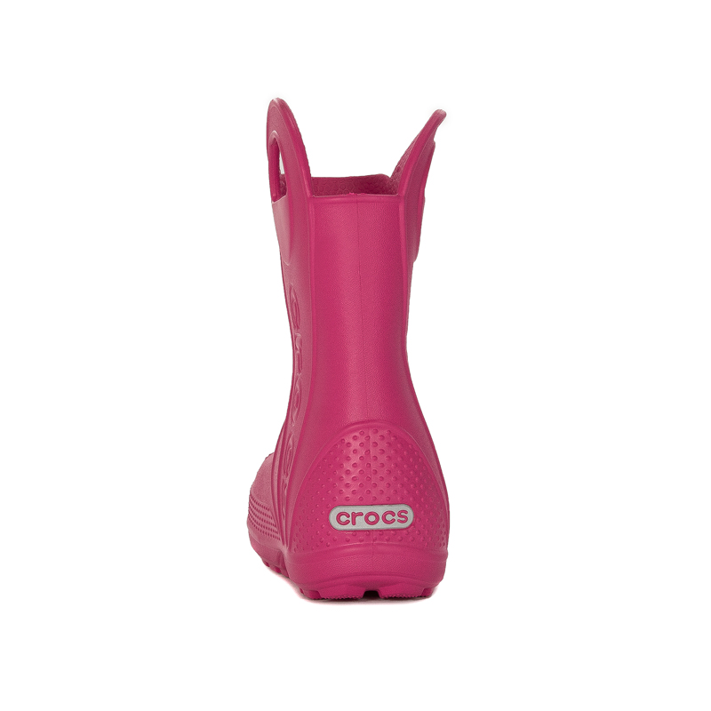 Crocs Children Rain Boots Candy Pink Handle Boot