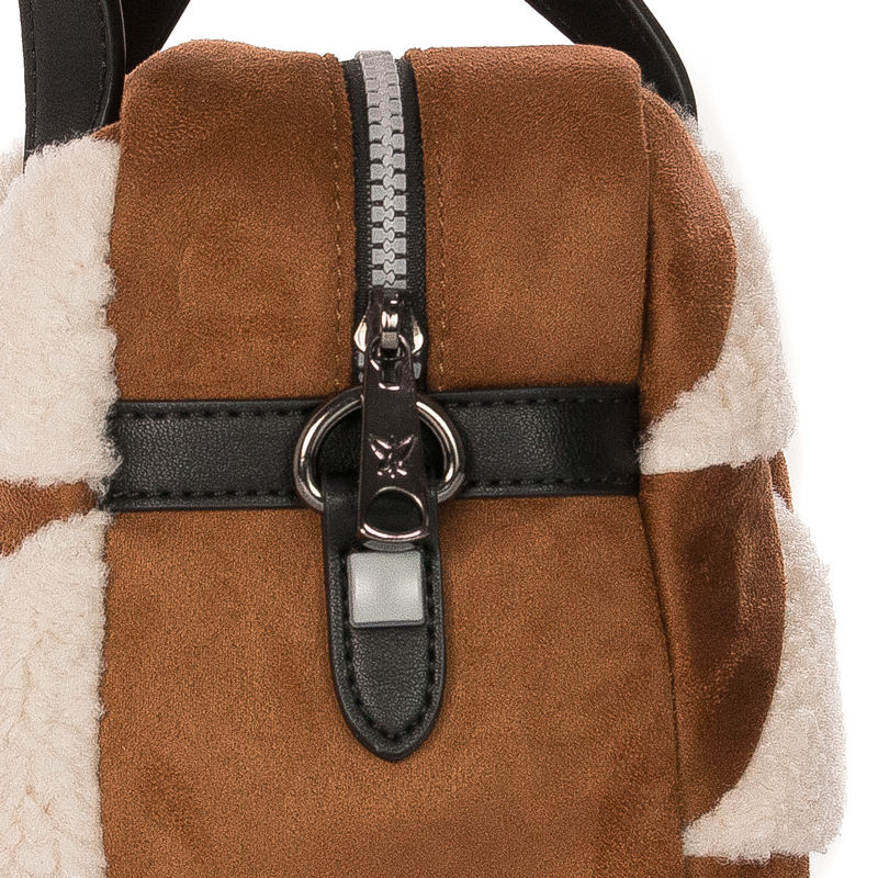 Pepe Moll 232250 Truiangle Cuero/Off Women's Brown And Beige Bag