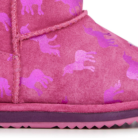 EMU Australia Rainbow Unicorn Brumby K12373 Deep Pink