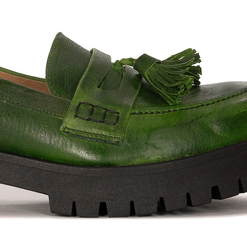 Maciejka Women's Green Shoes On Platform
