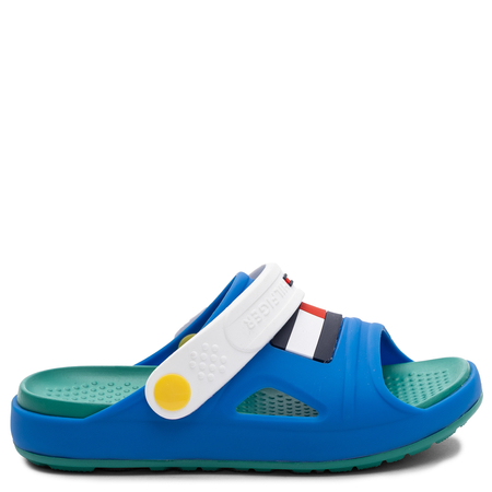 Tommy Hilfiger Sandały Dziecięce Chłopięce Niebieskie T3XF-34401-BL-WH