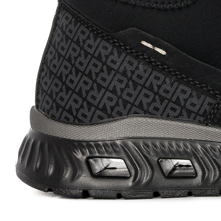 Rieker platform black Boots