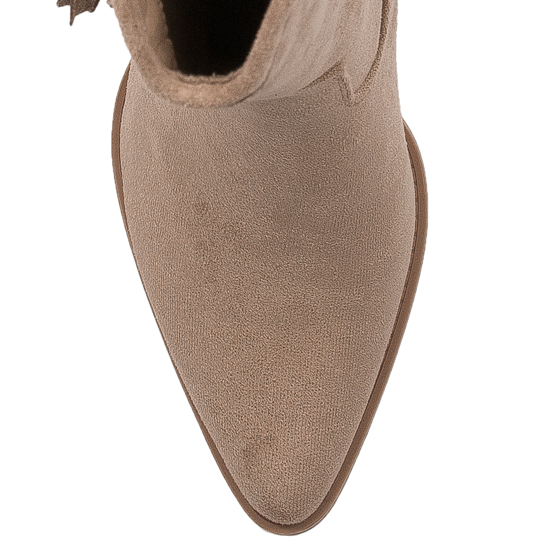 S.Barski Women's beige insulated boots