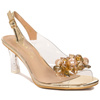 S.Barski Women's high-heeled sandals Gold