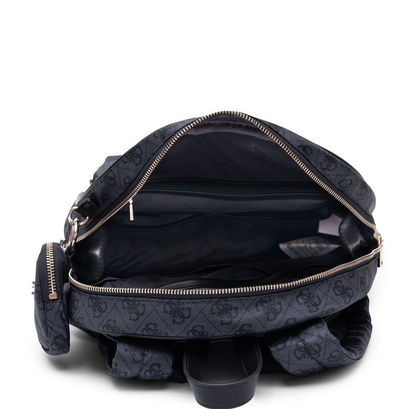 Guess Adrian Logo Plecak Miejski Monogram Czarny TWNB2168350-BLACK