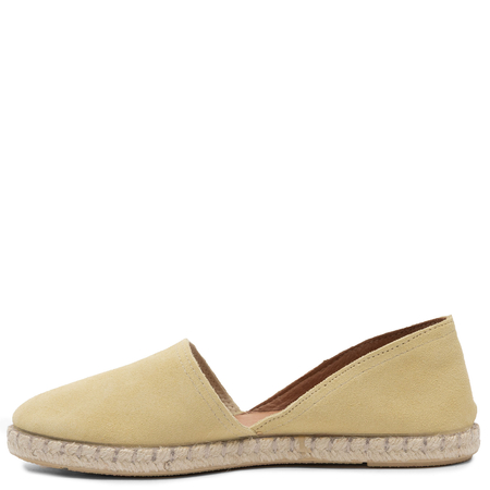 Verbenas Carmen Espadryle Skórzane Żółte CARMEN-SER-BRULEE