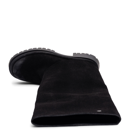 Maciejka Leather Classic Women’s Tall Black Boots 3.5 cm K7723-01/00-7