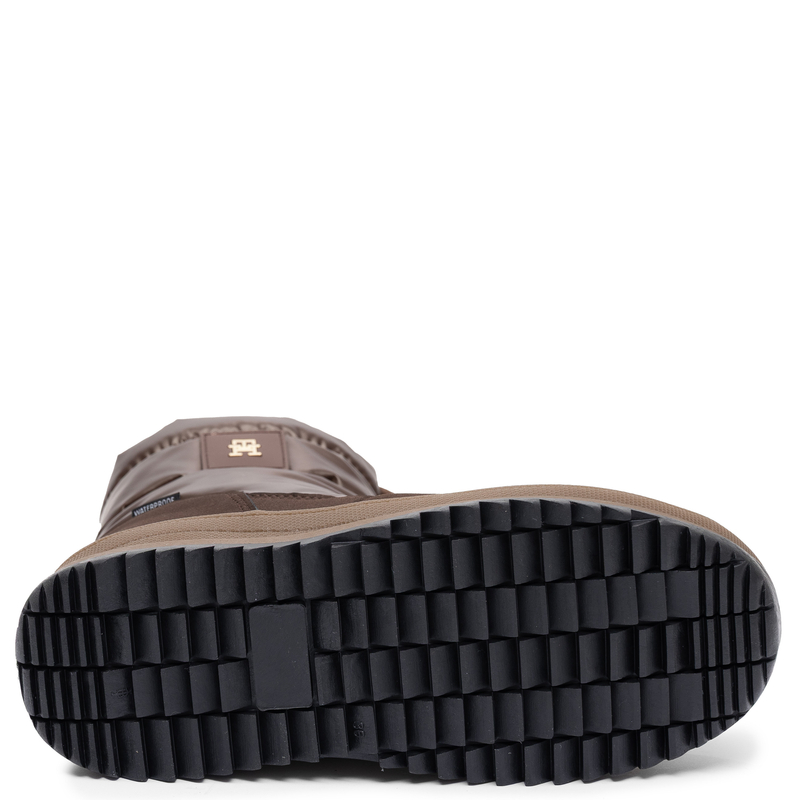 Tommy Hilfiger Śniegowce Wodoodporne Brązowe T3AD-35206