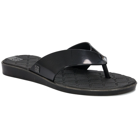 Klapki japonki damskie Zaxy Moment Thong Fem Black czarne