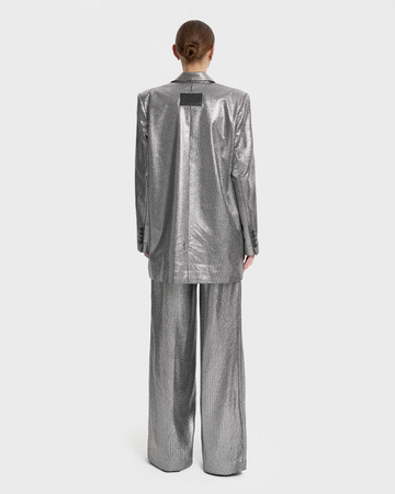 Opra Bahira Silver Oversize Blazer