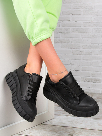 Women's Black Flat Shoes