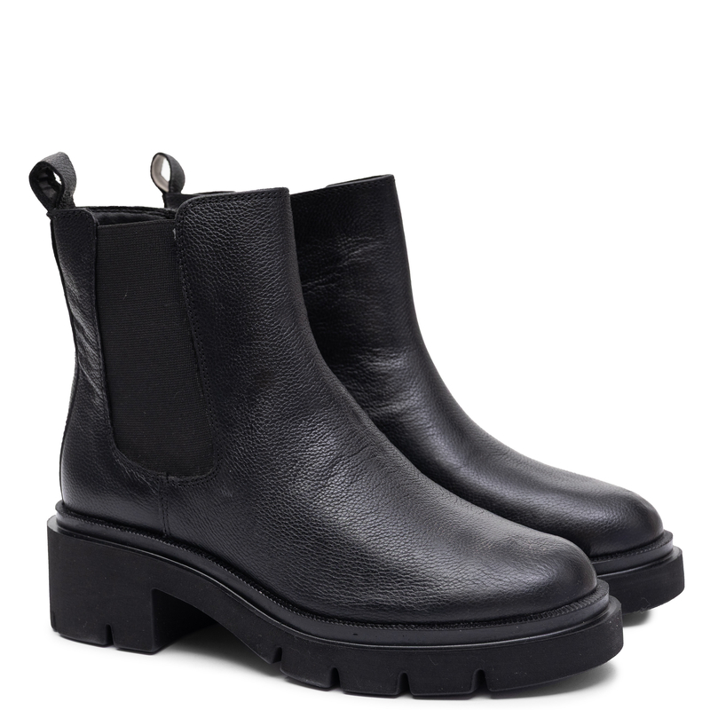 Maciejka Leather Block Heel Chelsea Boots Black P7879-01/00-7