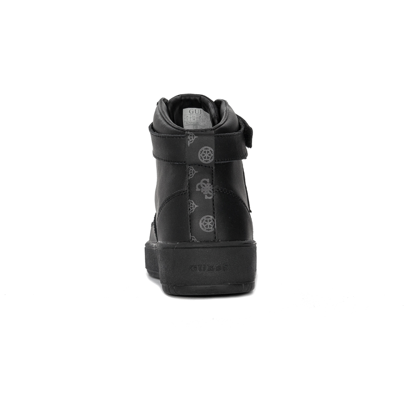Guess Sneakersy damskie na platformie Vyves Black czarne