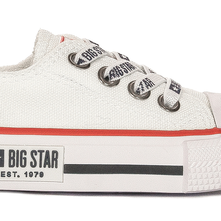 Big Star Trampki dziecięce wsuwane White białe