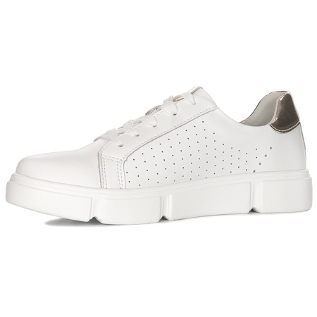 Filippo White Women's Leather Sneakers