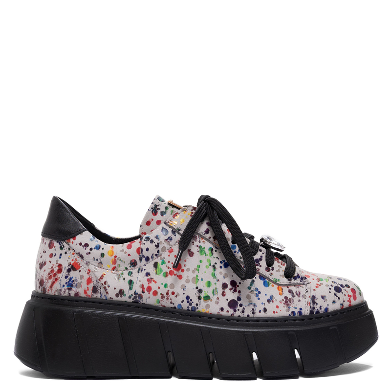 Maciejka Leather Platform Sneakers Multicolor 6891W-01/00-8