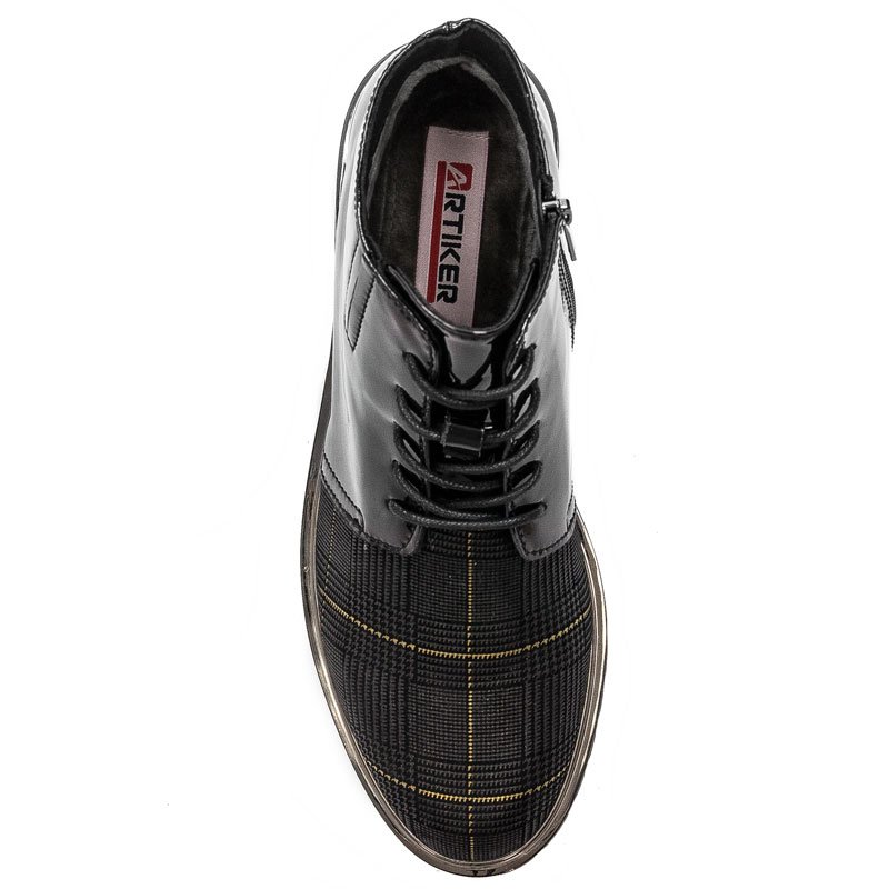 Black Artiker insulated boots for women