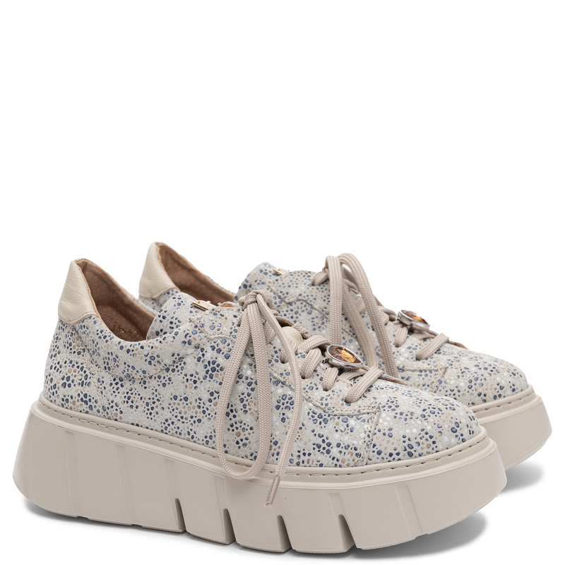 Maciejka Leather Chunky Sneakers Multicolor Beige 6891W-06/00-8