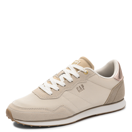 GAP Beżowe Klasyczne Sneakersy Sportowe z Metalicznym Akcentem GPW6136120049