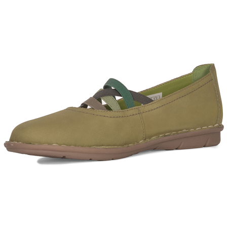Maciejka Women's Half Shoes Leather Green