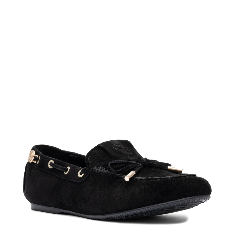 Guess Półbuty Damskie Czarne z Kokardką FLPAIS-SUE14 Black