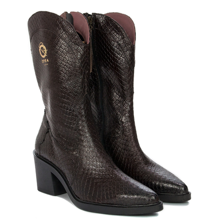 Opra West Snake Brown