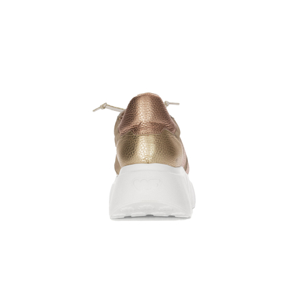 Wonders Women's Platform Half Shoes Oro